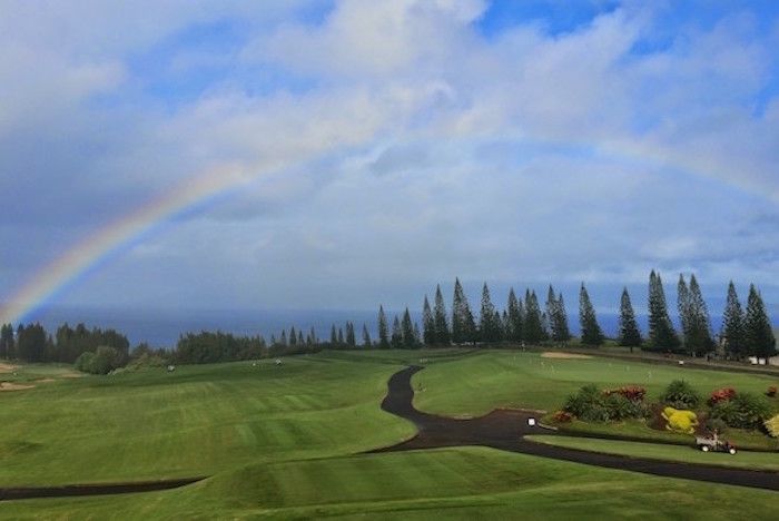 Rainbow over Golf Course Thumbnail