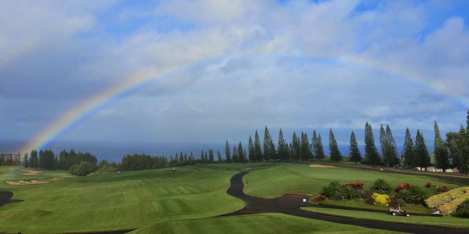 Rainbow over the Golf Course